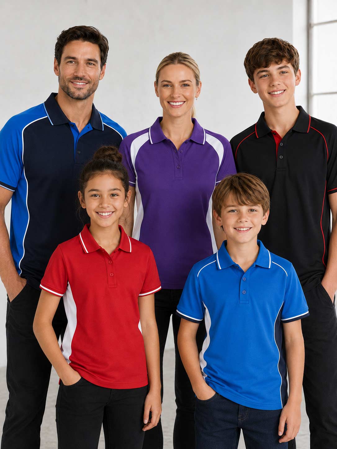 Shop blank polo shirts for business uniforms, schools, clubs, teams, embroidery and workwear